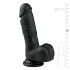 Easytoys - dildo za testise (17,5 cm) - crni 