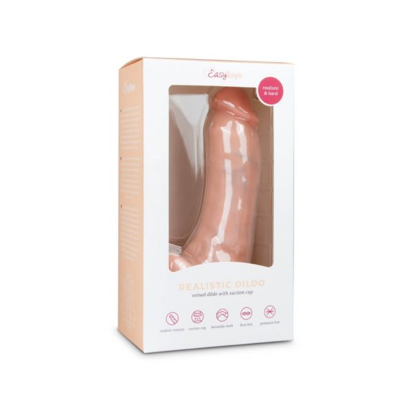 Easytoys - dildo za testise (20cm) - prirodan 