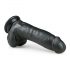 Easytoys - dildo za testise (20cm) - crni 