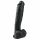 Easytoys - veliki dildo (26,5 cm) s vakuumskim čašicama - crni 