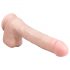 Easytoys - veliki dildo (29,5 cm) - prirodan 