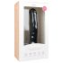 Easytoys - veliki dildo (29,5 cm) s vakuumom - crni 