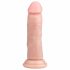 Easytoys - realističan dildo s vakuumskim čašicama (15,5 cm) - prirodan 