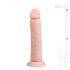 Easytoys - realističan dildo s vakuumom (20,5 cm) - prirodan 