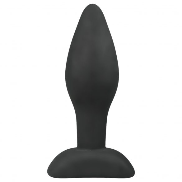 Easytoys - silikonski čep analni dildo - mali (crni) 