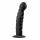 Easytoys Ribbed - analni dildo (14 cm) - crni 