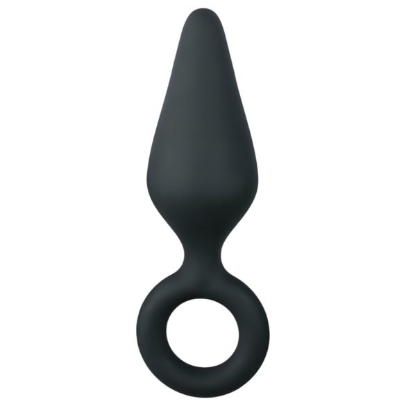 Easytoys Pointy Plug S - analni dildo (crni) - mali 