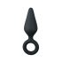 Easytoys Pointy Plug S - analni dildo (crni) - mali 