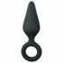 Easytoys Pointy Plug S - analni dildo (crni) - mali 