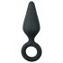 Easytoys Pointy Plug S - analni dildo (crni) - mali 