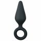 Easytoys Pointy Plug S - analni dildo (crni) - mali 