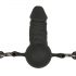 Easytoys - Crni gag s unutarnjim dildom