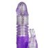 Easytoys - push-rotate, vibrator za klitoris zečića (ljubičasto-proziran) 