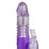 Easytoys - push-rotate, vibrator za klitoris zečića (ljubičasto-proziran) 