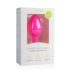 Easytoys Diamond - analni dildo od bijelog kamena (srednji) - ružičasti 