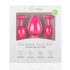 Easytoys Diamond - analni dildo set (roza) 