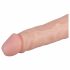 Real Fantasy Blane - realističan dildo s ljepljivim potplatom (20 cm) - prirodan 