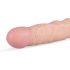 Real Fantasy Scott - realističan dildo s vakuumom (25 cm) - prirodan 