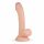 Real Fantasy Vince - vakuumska čašica, testisi prepucij dildo 19,5 cm - prirodni 