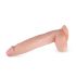 Real Fantasy Dwane - realističan dildo s ljepljivim potplatima, testisi (31 cm) - prirodni 