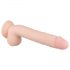 Real Fantasy Elvin - punjivi, realistični vibrator - 28 cm (natur)