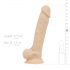 Real Fantasy Percy - realističan dildo (17,6 cm) - prirodan 