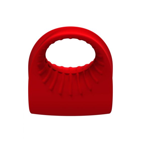 Red Revolution Sphinx - punjivi, vodootporni prsten za penis (crveni)
