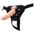 RealStuff Strap-On - uski dildo s remenom (prirodni) 