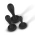 BUTTR Butt Kickers - analni dildo set - crni (3 dijela) 