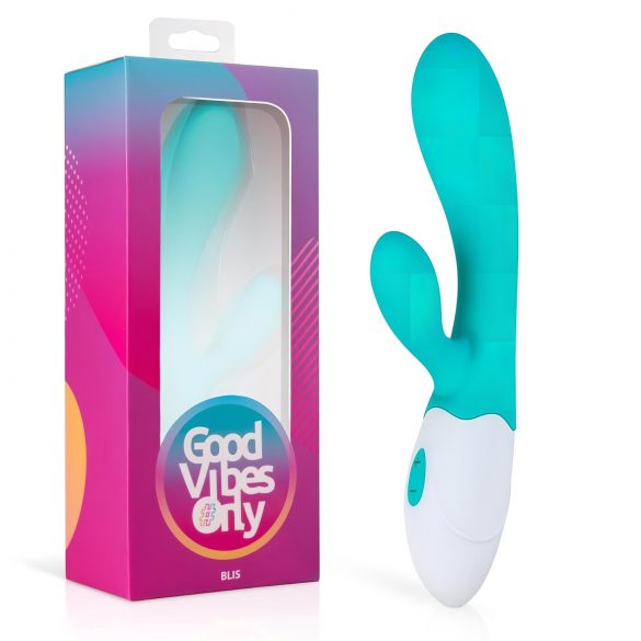 Good Vibes Only Blis Rabbit - punjivi vibrator za klitor (tirkiz) 