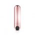 Rosy Gold Bullet - punjivi, mini stick vibrator (rosegold) 