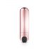 Rosy Gold Bullet - punjivi, mini stick vibrator (rosegold) 