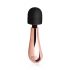 Rosy Gold Wand Mini Curve - punjivi vibrator za masažu (rosegold) 