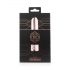 Rosy Gold Mini - punjivi, mini stick vibrator (rosegold) 