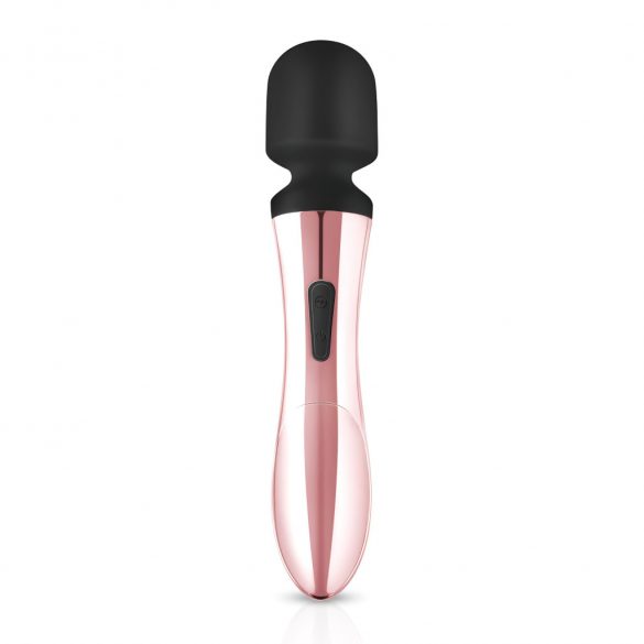 Rosy Gold Wand Curve - punjivi vibrator za masažu (rosegold) 