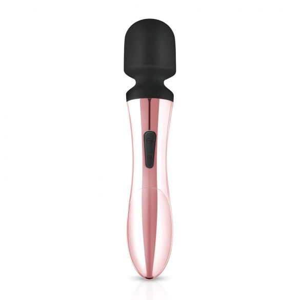 Rosy Gold Wand Curve - punjivi vibrator za masažu (rosegold) 