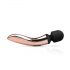 Rosy Gold Wand Curve - punjivi vibrator za masažu (rosegold) 