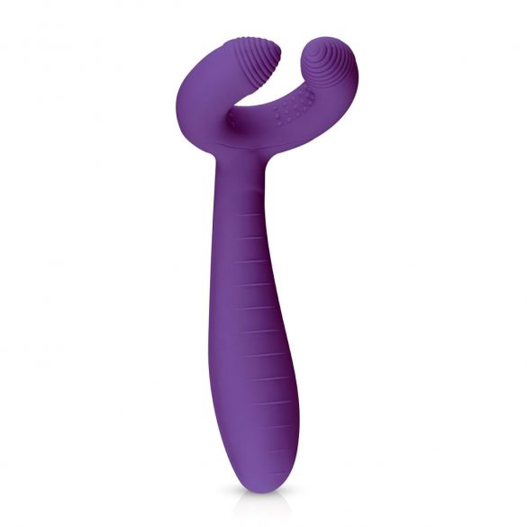 Easytoys Couple - punjivi, vodootporni vibrator za par (ljubičasti) 