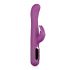 Easytoys Thumping Bunny - vibrator za G-točku na baterije (ljubičasti) 