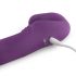 Easytoys - vibrator na baterije, bez trake (ljubičasti) 