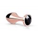 Rosy Gold Butt Plug - analni dildo od crnog kamena (rosegold) 