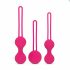 Easytoys LoveBalls - set loptica gejše - 3 dijela (roza) 