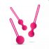 Easytoys LoveBalls - set loptica gejše - 3 dijela (roza) 