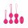 Easytoys LoveBalls - set vibrirajućih lopti za gejše - 3 dijela (roza) 