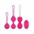 Easytoys LoveBalls - set vibrirajućih lopti za gejše - 3 dijela (roza) 