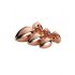 Gleaming Love - dear anal cone dildo set - rosegold (3 dijela) 