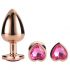 Gleaming Love - dear anal cone dildo set - rosegold (3 dijela) 