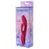 Sparkling Julia Duo - punjivi vibrator za klitoris (crveni) 