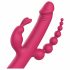 Dreamtoys Anywhere Pleasure Vibe - punjivi vibrator s 4 zupca (ružičasti) 