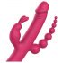 Dreamtoys Anywhere Pleasure Vibe - akumulatorski, 4-kraki vibrator (ružičasti)